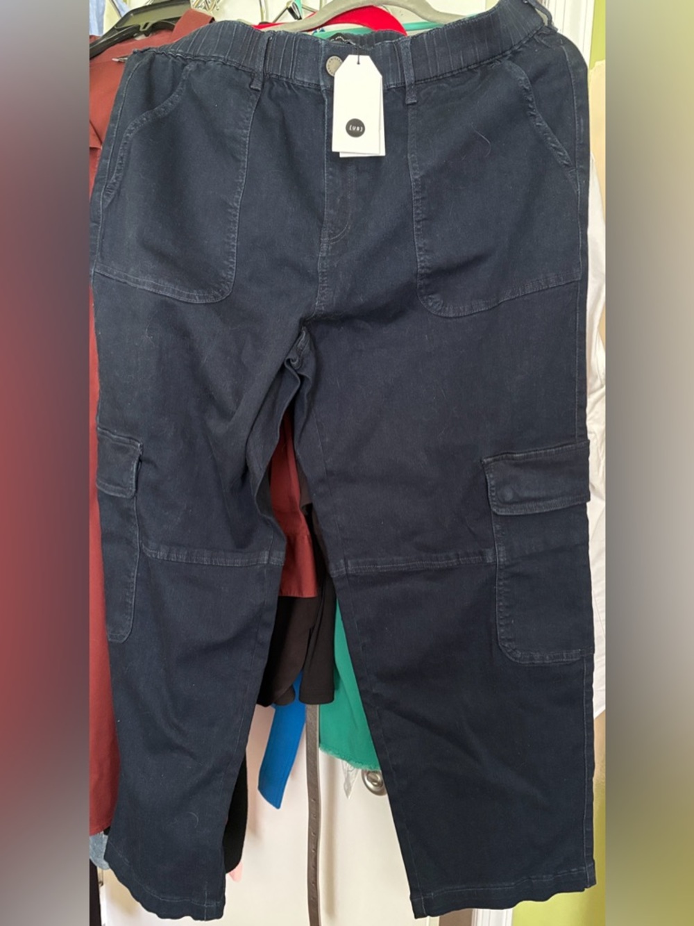 Universal Standard Dark Indigo Comfort Denim Carpenter Jeans. New with tags.